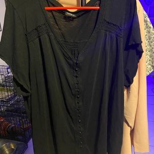 Torrid button down blouse